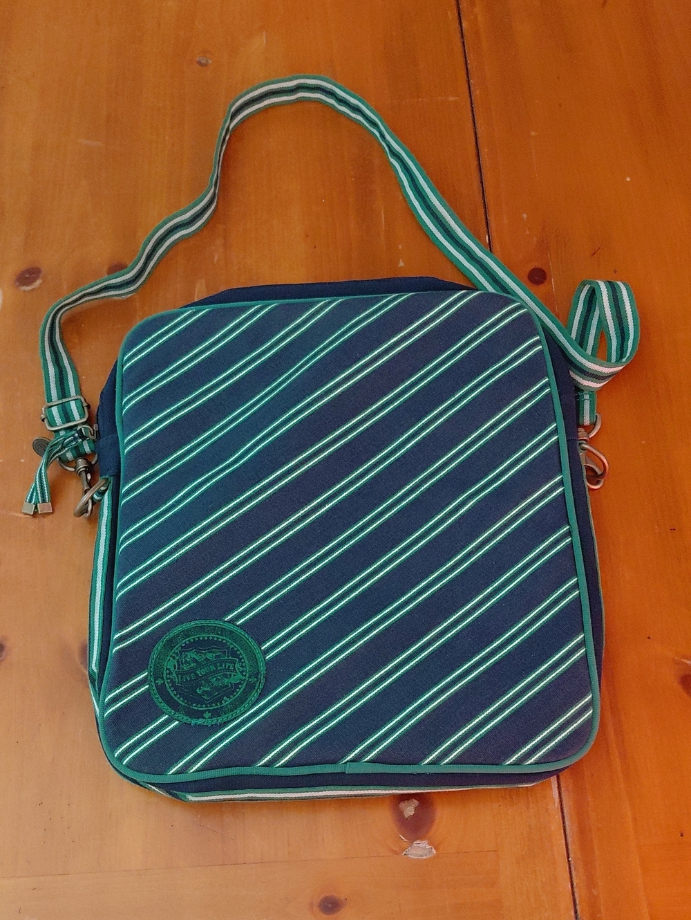 Vtg Y2K American Eagle  Striped Laptop Bag